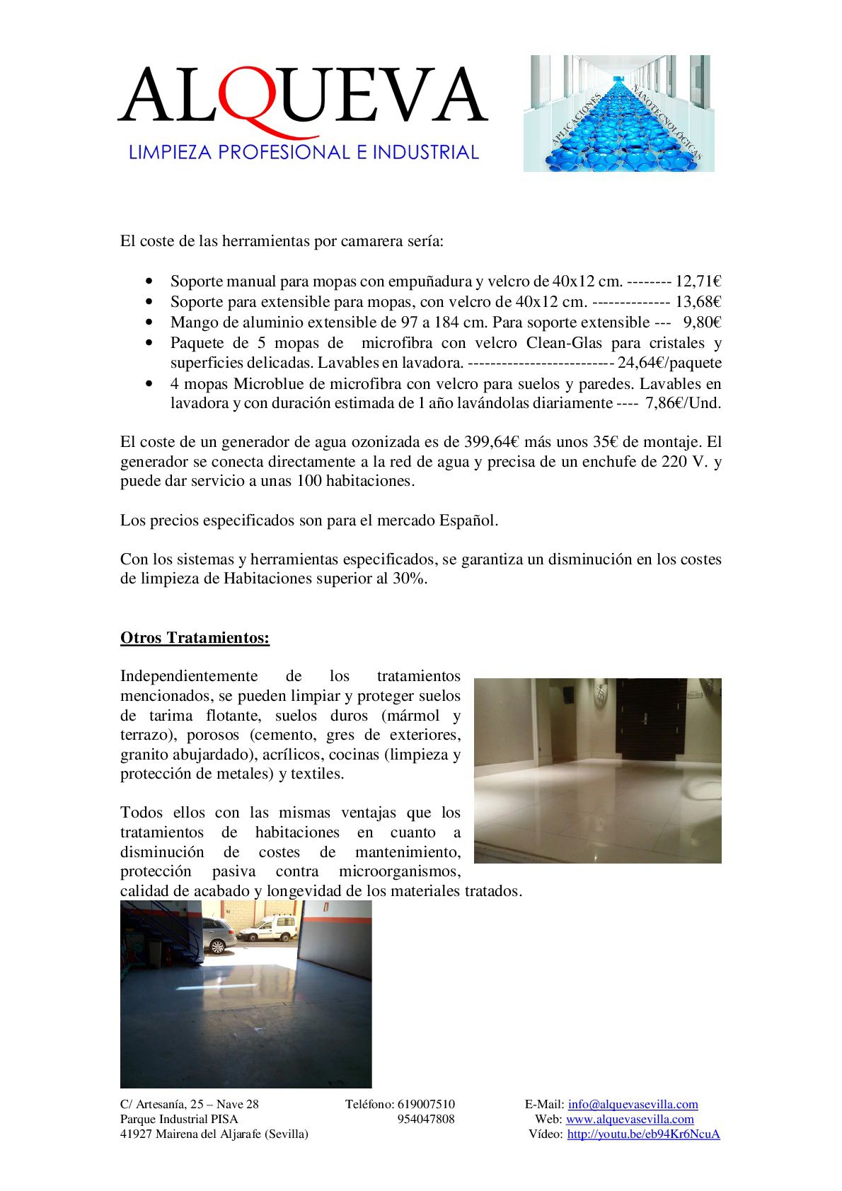 Presentación Hoteles - Sistema Clean Protect - Pág. 03